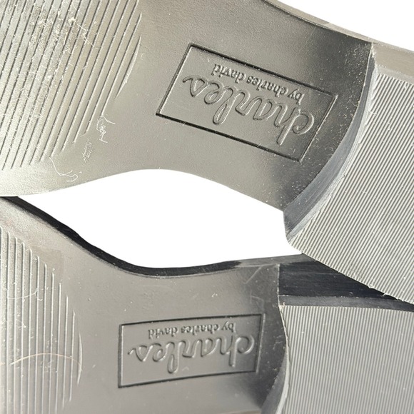 Andrea By Charles David Black Suede Over The Knee Boots 5M Fall Winter Chic - Picture 7 of 8